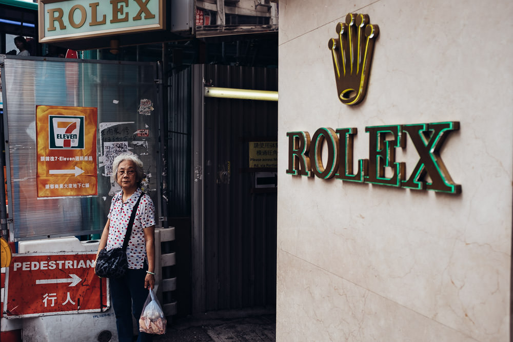 Pedestrian in Hong Kong