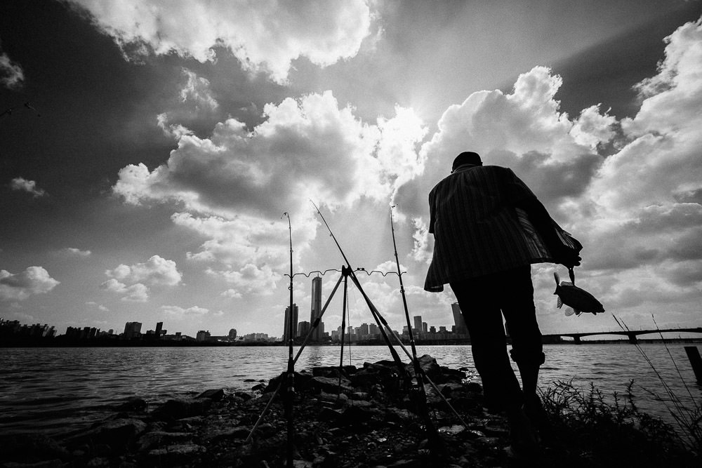 Han River Fisherman, Seoul