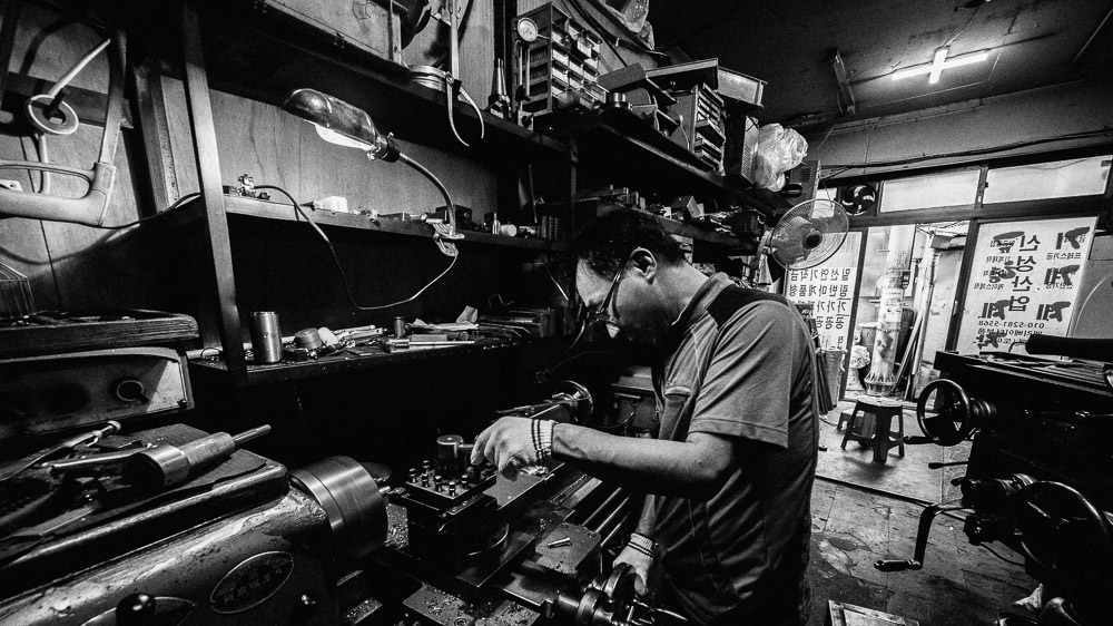 Machining, Euljiro, Seoul, Korea