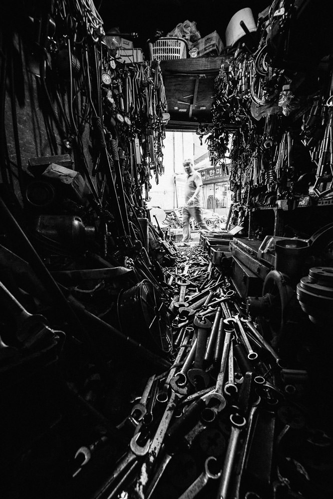 Store Entrance, Euljiro, Seoul, Korea