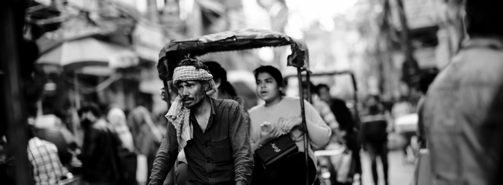 Rickshaw Rider, Chandni Chowk, Old Delhi