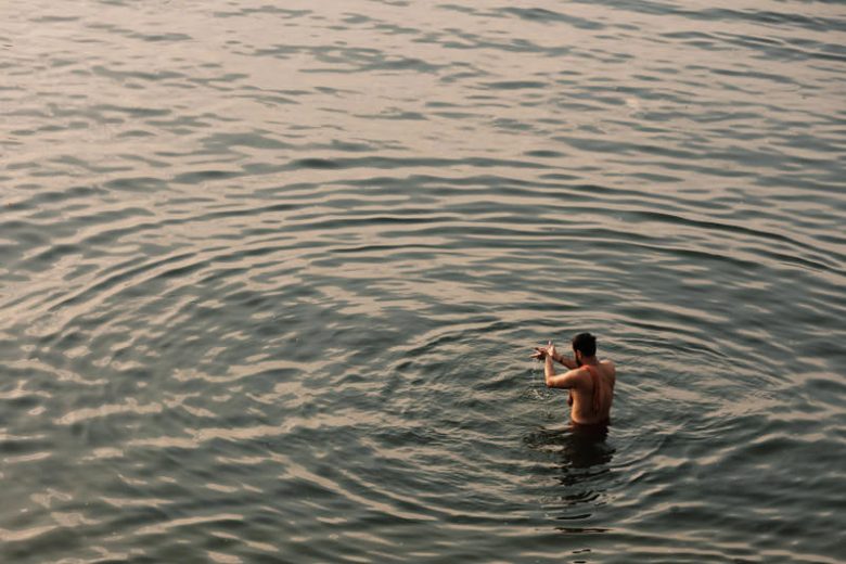 Ganges Prayer - Varanasi, India