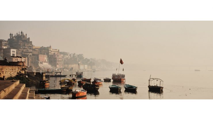 Varanasi Ghats at Sunrise