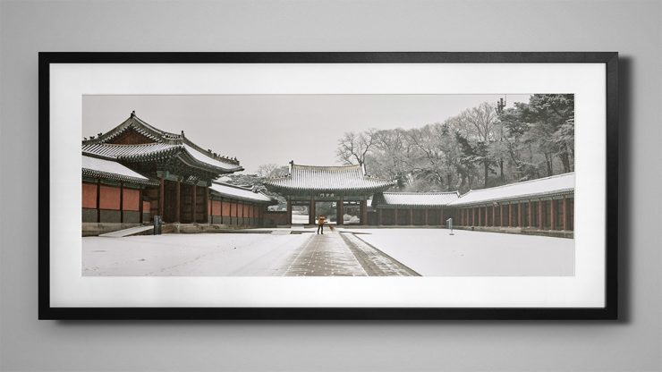 Snowy Panorama of Changdeokgung - Mock